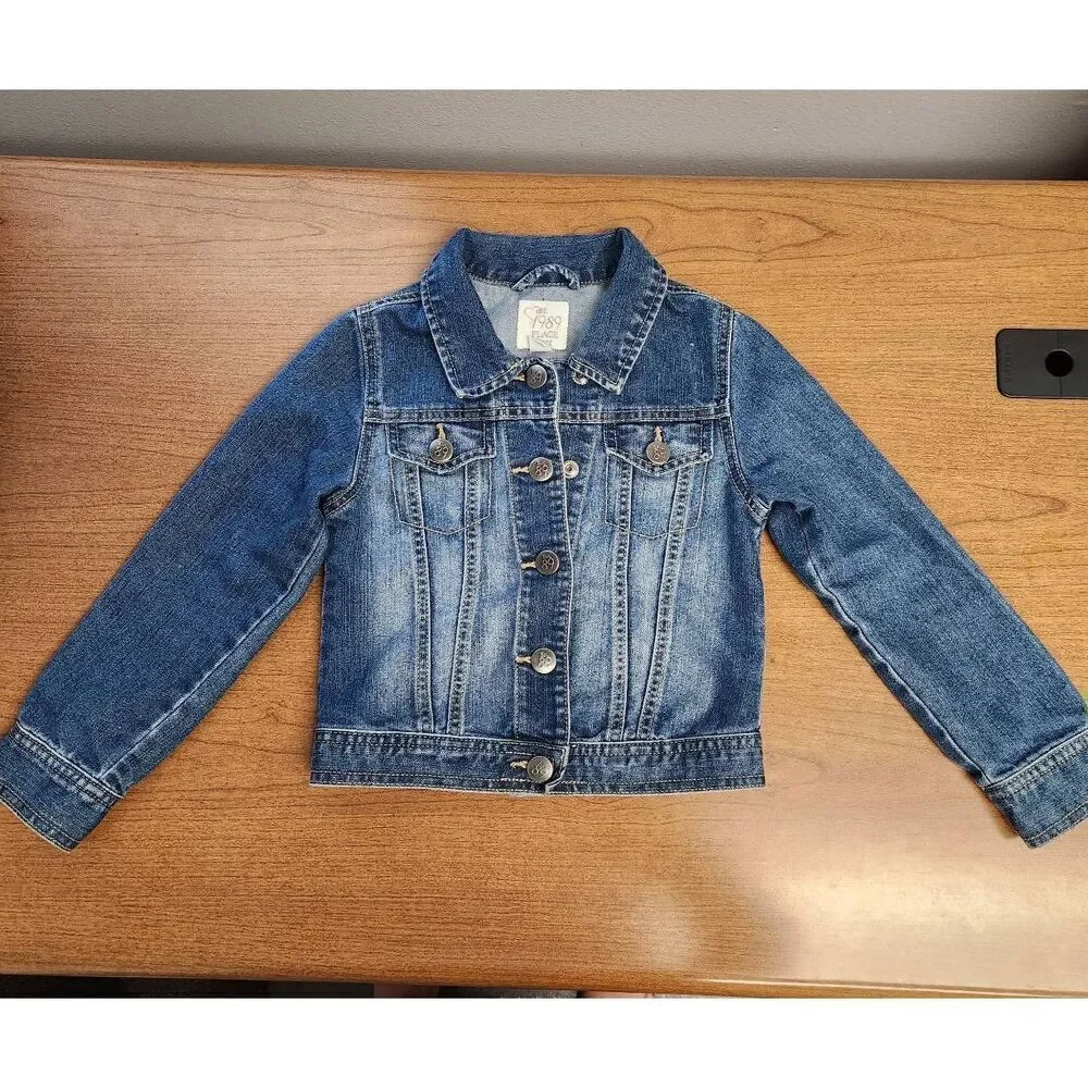 Children's Place Girls SMALL (5-6) denim jacket